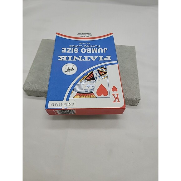 Piatnik Vienna Austria Vintage Giant Size Playing Cards 5" x 7.25" 54 Cards - Picture 7 of 9